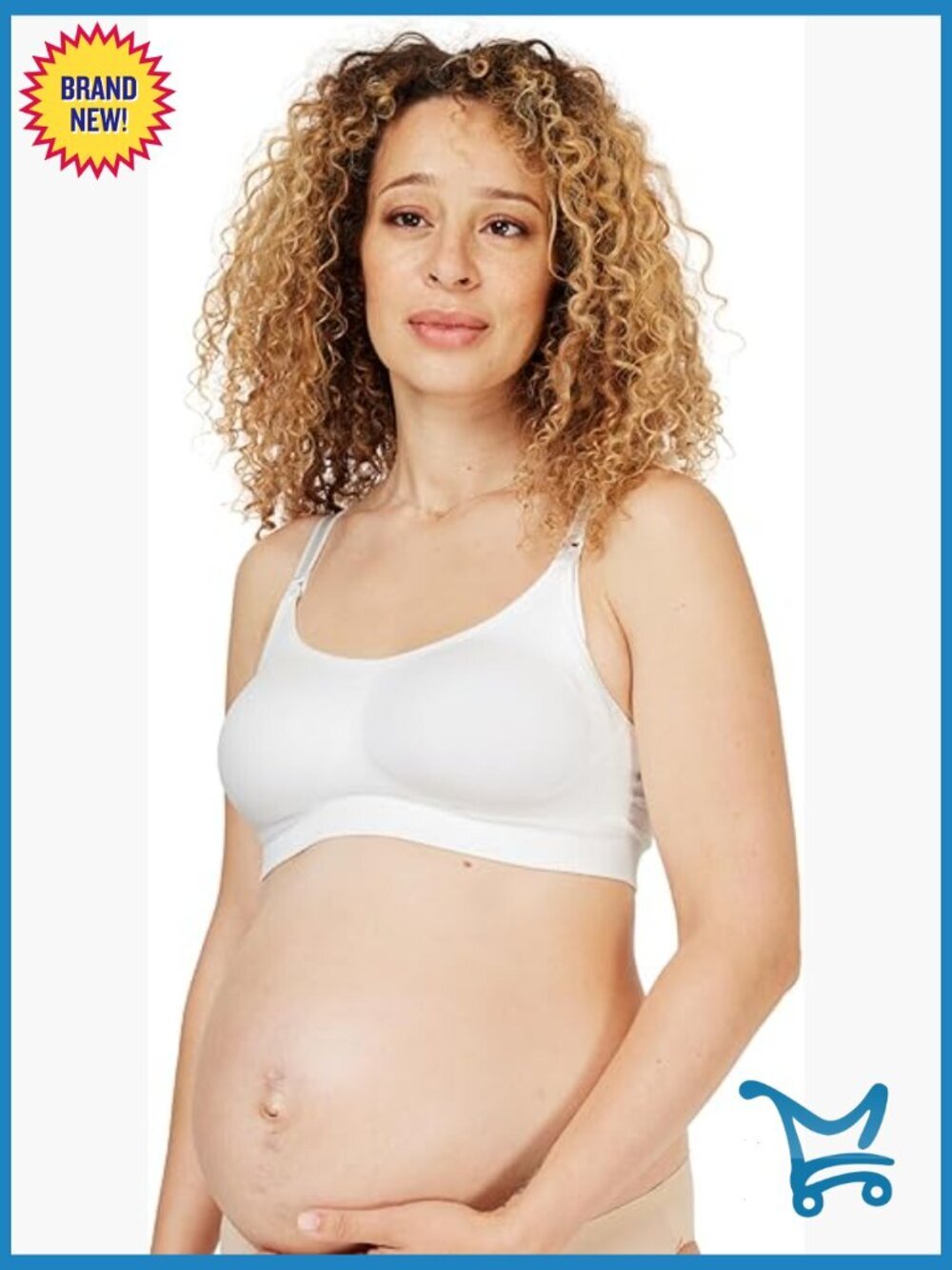 Seamless Wirefree Nursing Bra for Breastfeeding Maternity Sleep Bra